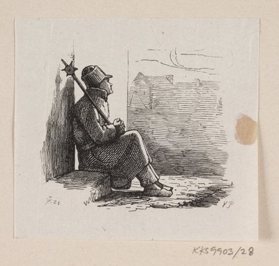 Illustrasjon til "Lykkens Kalosker" i HC Andersen, "Eventyr og historier", bind 1 av H.P. Hansen