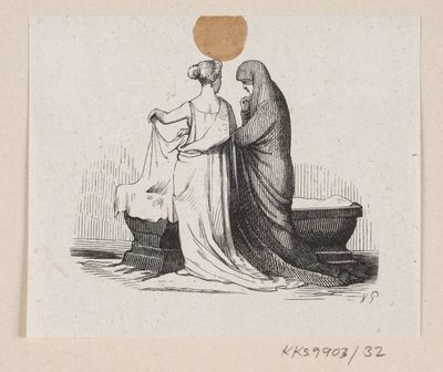 Illustrasjon til "Lykkens Kalosker" i H.C. Andersen, "Eventyr og historier", bind 1 av H.P. Hansen