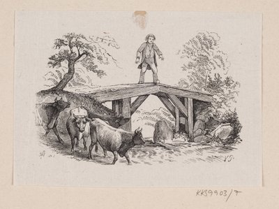 Illustrasjon til "Store Claus og lille Claus" i H.C. Andersen, "Eventyr og historier", bind 1 av H.P. Hansen