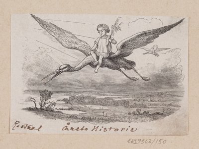 Illustrasjon til «Årets historie» i H.C. Andersen, "Eventyr og historier", bind 2 av H.P. Hansen
