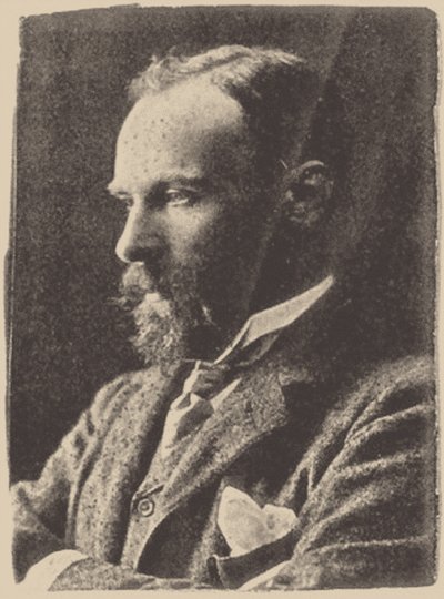 Portrett av John William Waterhouse av H.S. Mendelssohn Studio