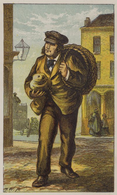 Baker (farge litho) av H.W. (after) Petherick