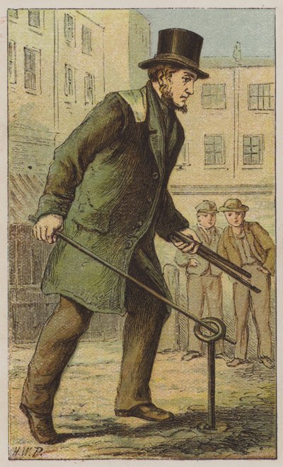 Turncock (farge litho) av H.W. (after) Petherick