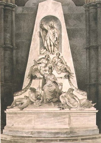 The Tomb of Lord Chatham, plate I fra 