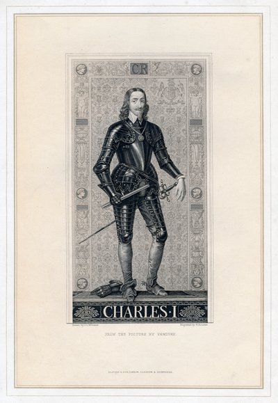 Charles I av England, 1800-tallet. av H. Bourne