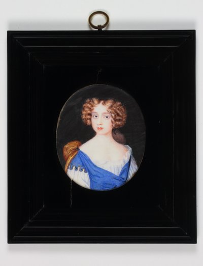 Lady Catherine Cavendish (akvarell på vellum) av H. Byrne