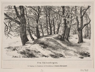 Fra hestehaven ved Fredriksborg av H. C. Henneberg