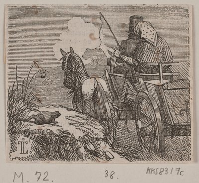 Illustrasjon for "Jordmoren og trollet" av H. C. Henneberg
