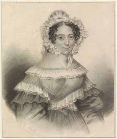 Portrett av en dame av H. Deville
