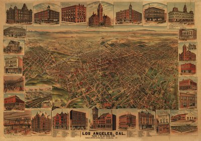 Los Angeles, Cal., befolkning i by og omegn 65 000. av H.; Elliott Pu Co.; Southern California Land Co. Elliott