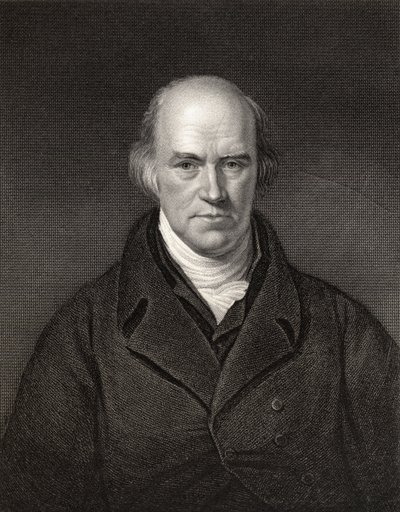 Davies Gilbert, president for Royal Society, gravert av J. Thompson, fra 