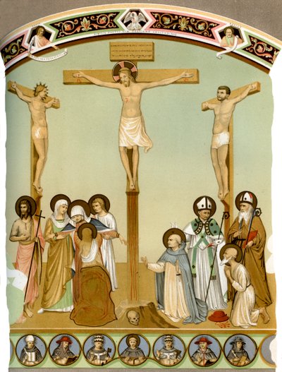 Kristus på korset, 1400-tallet 1849. av H Moulin
