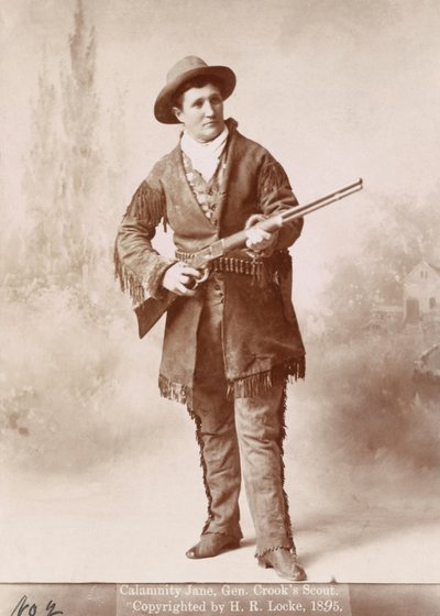 Portrett av Calamity Jane av H. R. Locke