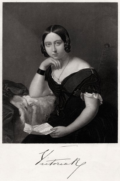 Dronning Victoria, 1800-tallet av H. Robinson