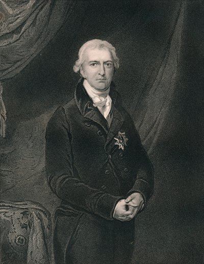 Robert Banks Jenkinson, jarl av Liverpool, c1820, midten av 1800-tallet. av H. Robinson
