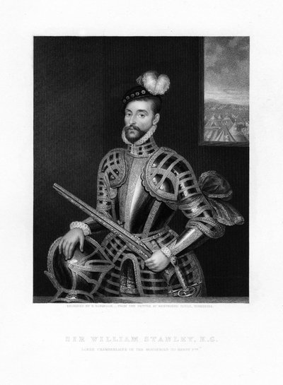 Sir William Stanley, 1800-tallet av H. Robinson