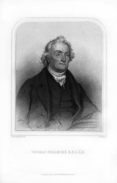 Thomas Chalmers, skotsk guddommelig, 1870. av H. Robinson