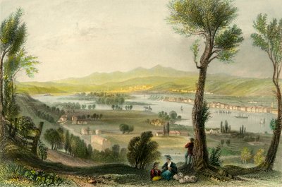 'Utsikt fra Mount Ida nær Troy', c1839. av H Wallis