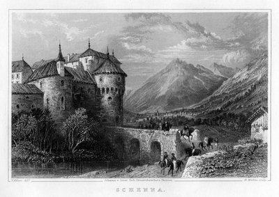 Schenna, 1800-tallet av H. Winkles