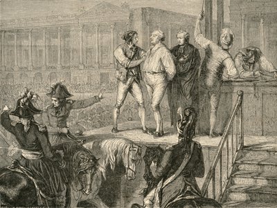 Henrettelsen av Louis XVI 21. januar 1793 av H. de la Charlerie