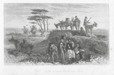 Straßen von London: Phil versucht einen neuen Lebensweg von Hablot Knight (1815-92) Browne