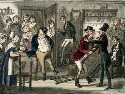 The Pickwick Club av Charles Dickens av Hablot Knight Browne