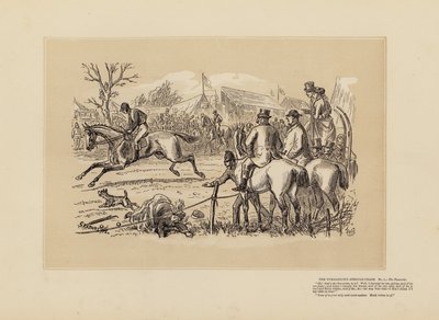 Das Tumbletown-Steeple-Chase, Nr. 1, Der Favorit von Hablot Knight (1815-92) Browne