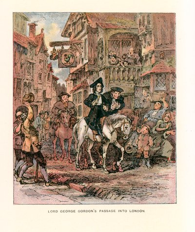 Illustrasjon for Barnaby Rudge. av Hablot Knight Browne