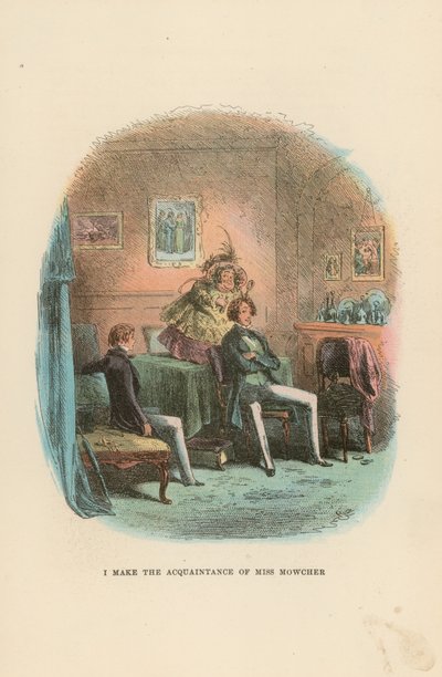 Illustrasjon for David Copperfield av Hablot Knight Browne