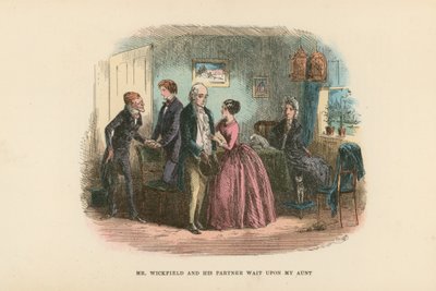 Illustrasjon for David Copperfield av Hablot Knight Browne