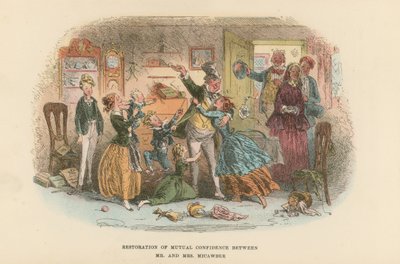 Illustrasjon for David Copperfield av Hablot Knight Browne