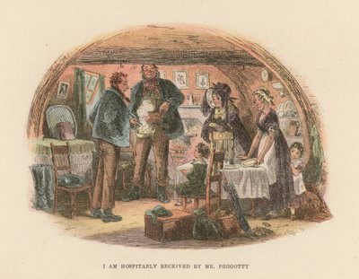 Illustrasjon for David Copperfield av Hablot Knight Browne