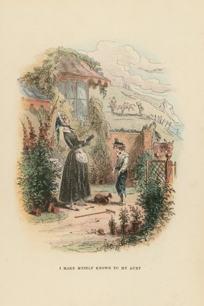 Illustrasjon for David Copperfield av Hablot Knight Browne