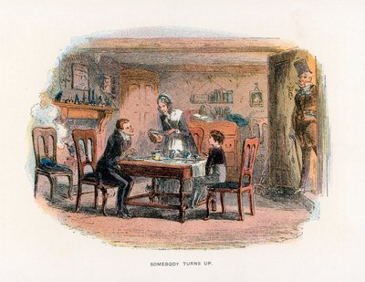 Illustrasjon for David Copperfield av Hablot Knight Browne