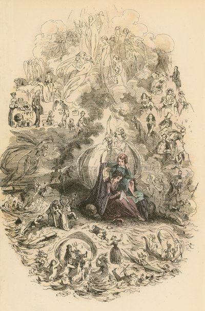 Illustrasjon for Dombey and Son av Hablot Knight Browne