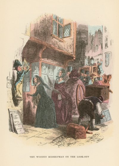 Illustrasjon for Dombey and Son av Hablot Knight Browne