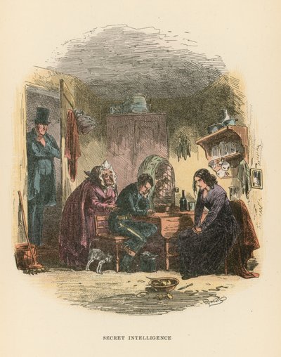Illustrasjon for Dombey and Son av Hablot Knight Browne