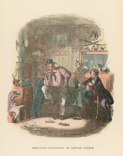 Illustrasjon for Dombey and Son av Hablot Knight Browne
