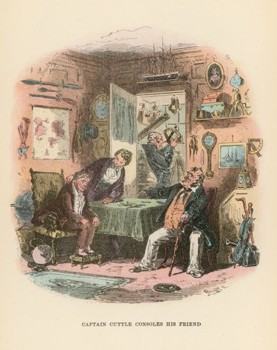 Illustrasjon for Dombey and Son av Hablot Knight Browne