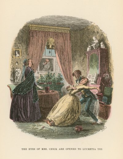 Illustrasjon for Dombey and Son av Hablot Knight Browne