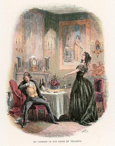 Illustrasjon for Dombey and Son av Hablot Knight Browne