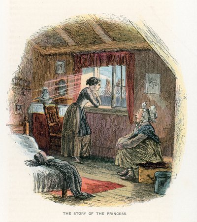 Illustrasjon for Lille Dorrit av Hablot Knight Browne