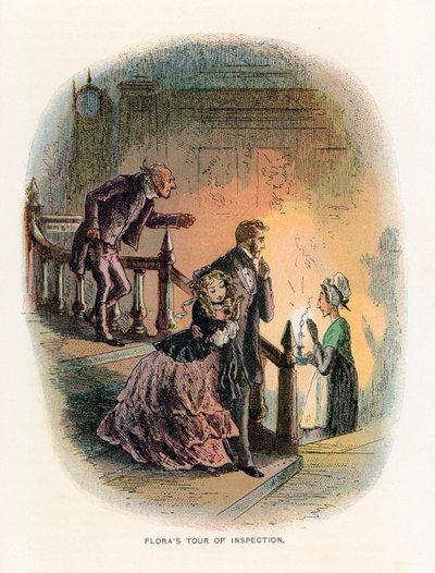 Illustrasjon for Lille Dorrit av Hablot Knight Browne