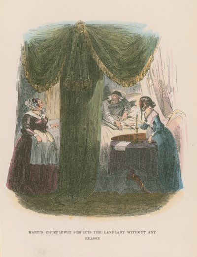 Illustrasjon for Martin Chuzzlewit av Hablot Knight Browne