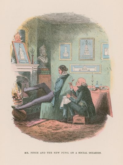 Illustrasjon for Martin Chuzzlewit av Hablot Knight Browne