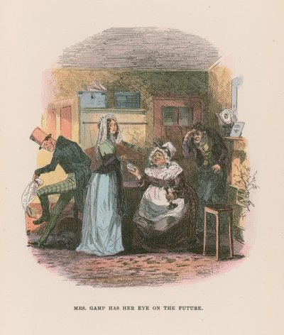 Illustrasjon for Martin Chuzzlewit av Hablot Knight Browne