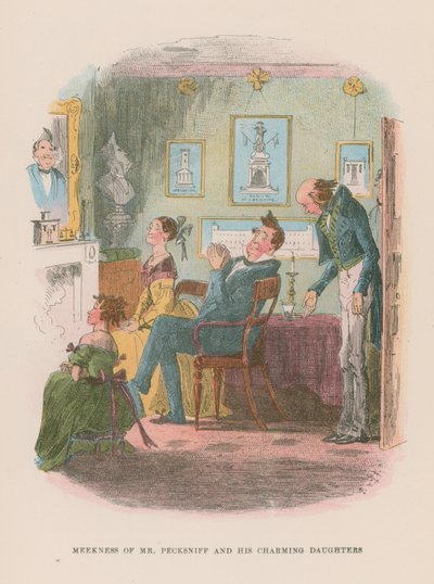 Illustrasjon for Martin Chuzzlewit av Hablot Knight Browne