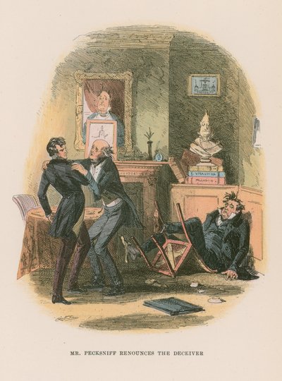 Illustrasjon for Martin Chuzzlewit av Hablot Knight Browne