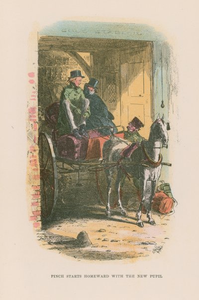 Illustrasjon for Martin Chuzzlewit av Hablot Knight Browne
