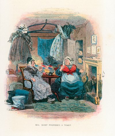 Illustrasjon for Martin Chuzzlewit av Hablot Knight Browne